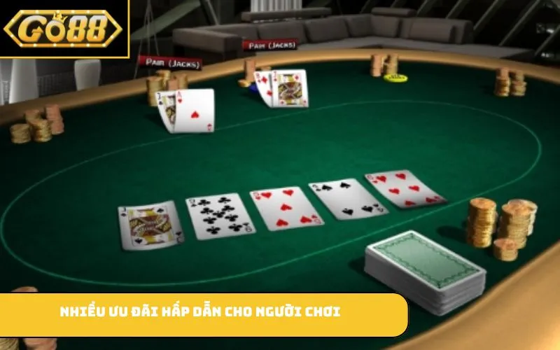 Nhiều ưu đãi hấp dẫn cho người chơi